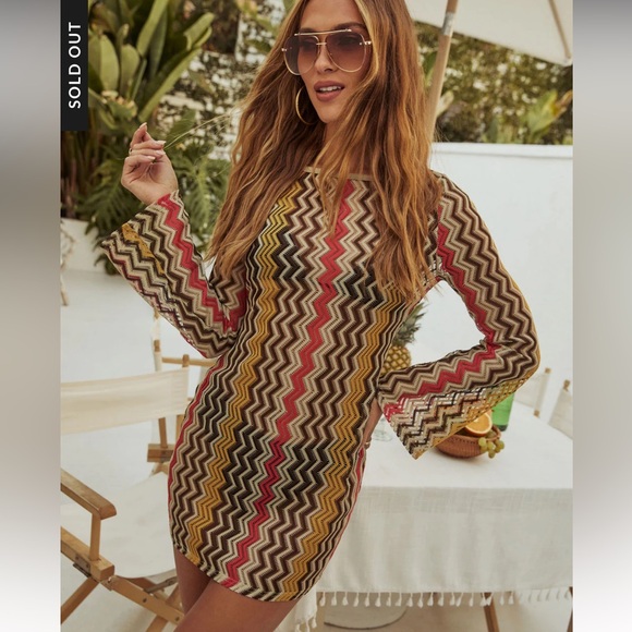 Vici Other - Vici Hit The Tropics Cover Up Mini Dress